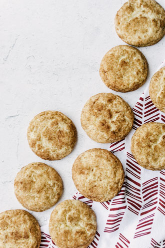 Soft & Chewy Snickerdoodle Cookies