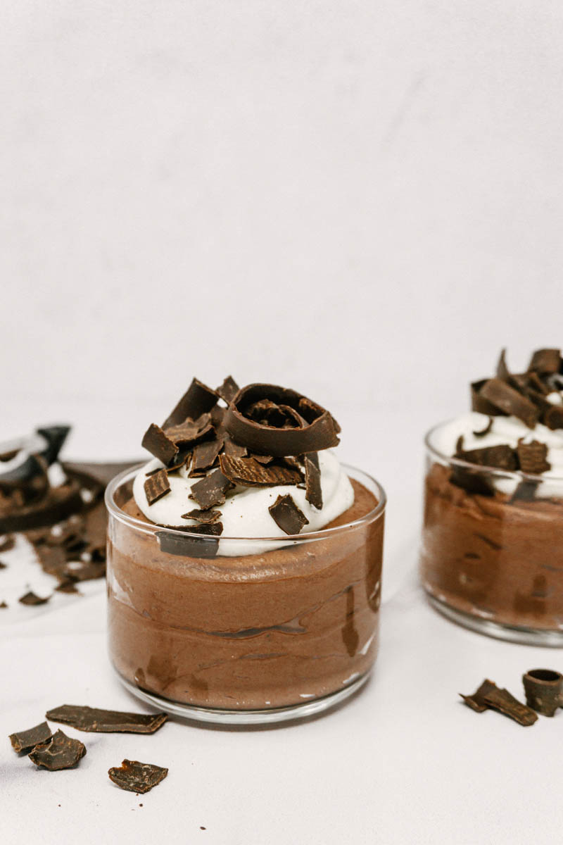 taste before beauty best easy chocolate mousse in glass cups