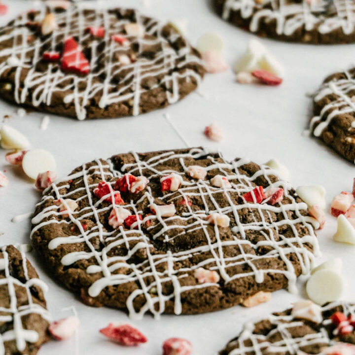 taste before beauty chocolate mint delight cookies layed out on table