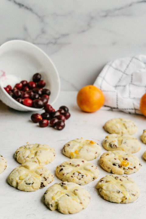 Cranberry Orange Shortbread Cookies Taste Before Beauty