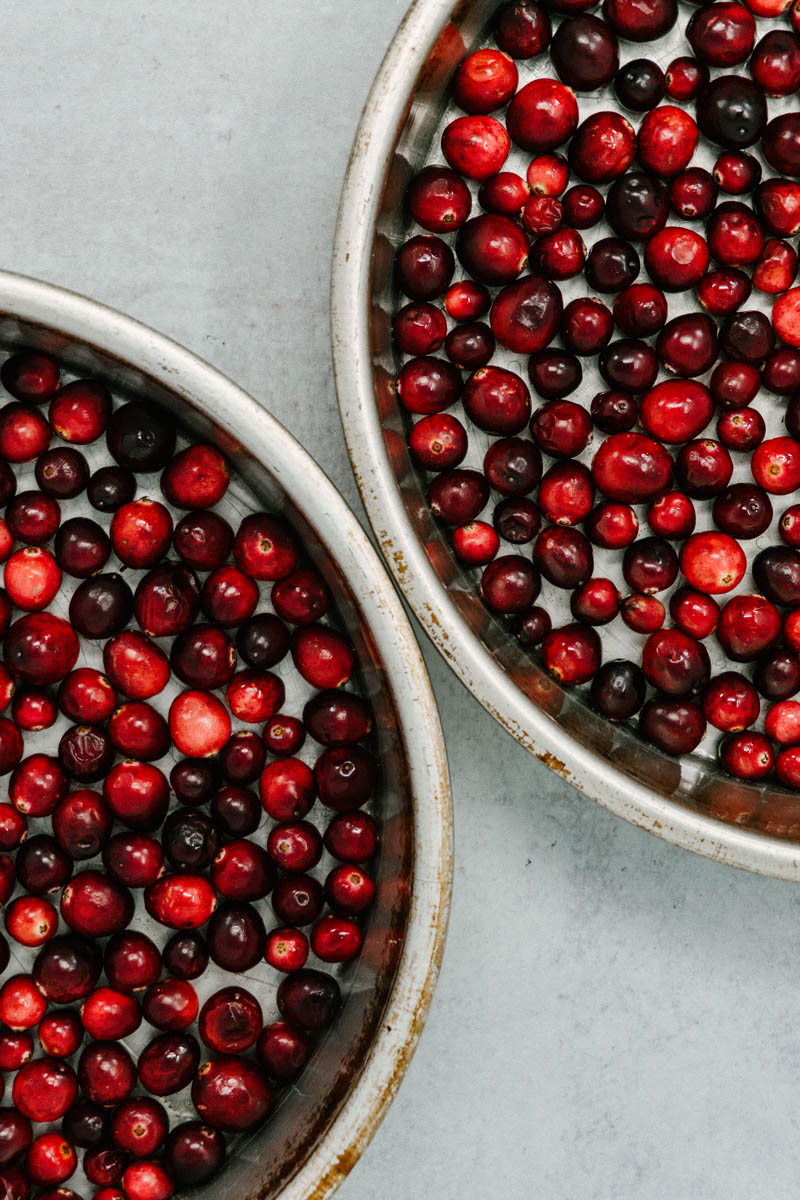 taste before beauty cranberries in cake pans