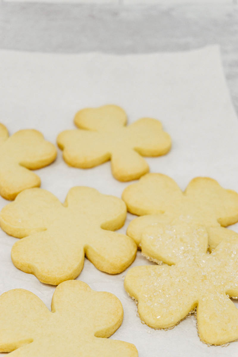 taste before beauty irish butter perfectly crisp shortbread cookies on parchment paper on table