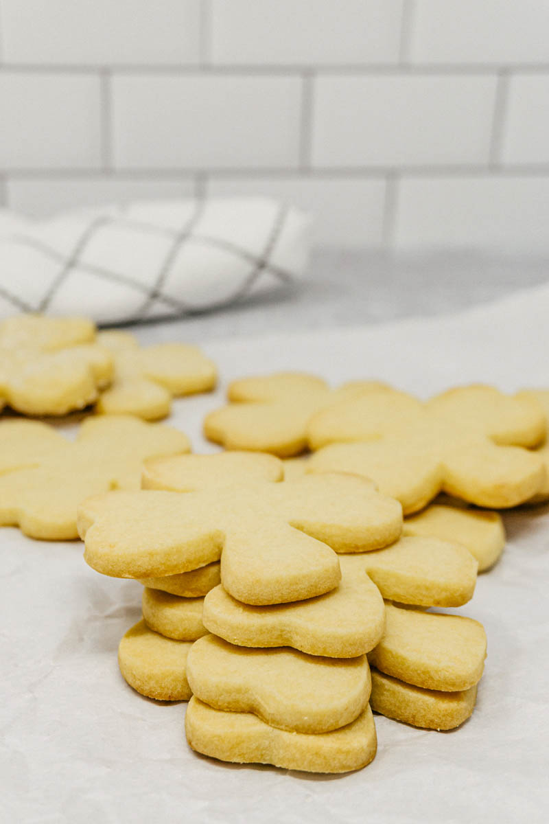 taste before beauty irish butter perfectly crisp shortbread cookies stacked