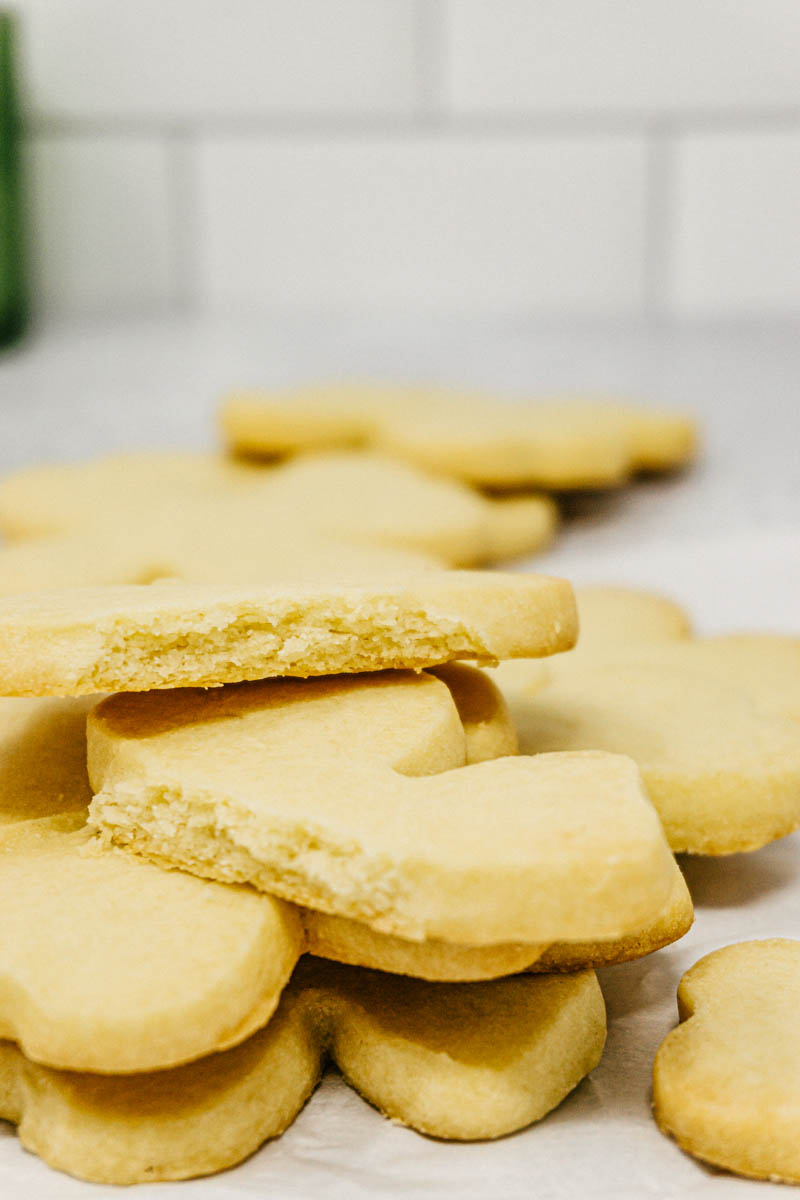 taste before beauty irish butter perfectly crisp shortbread cookies split open