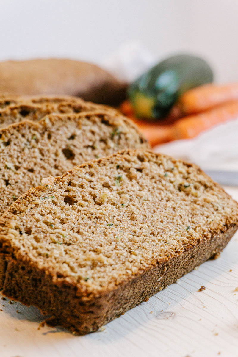 taste before beauty easy zucchini bread slices