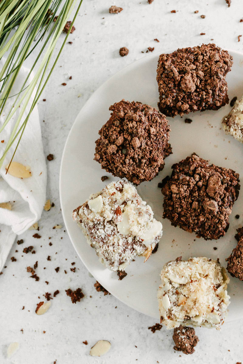 taste before beauty chocolate blarney stones on plate