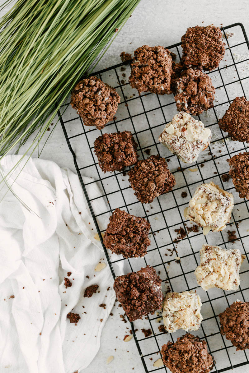 taste before beauty chocolate blarney stones on wire rack