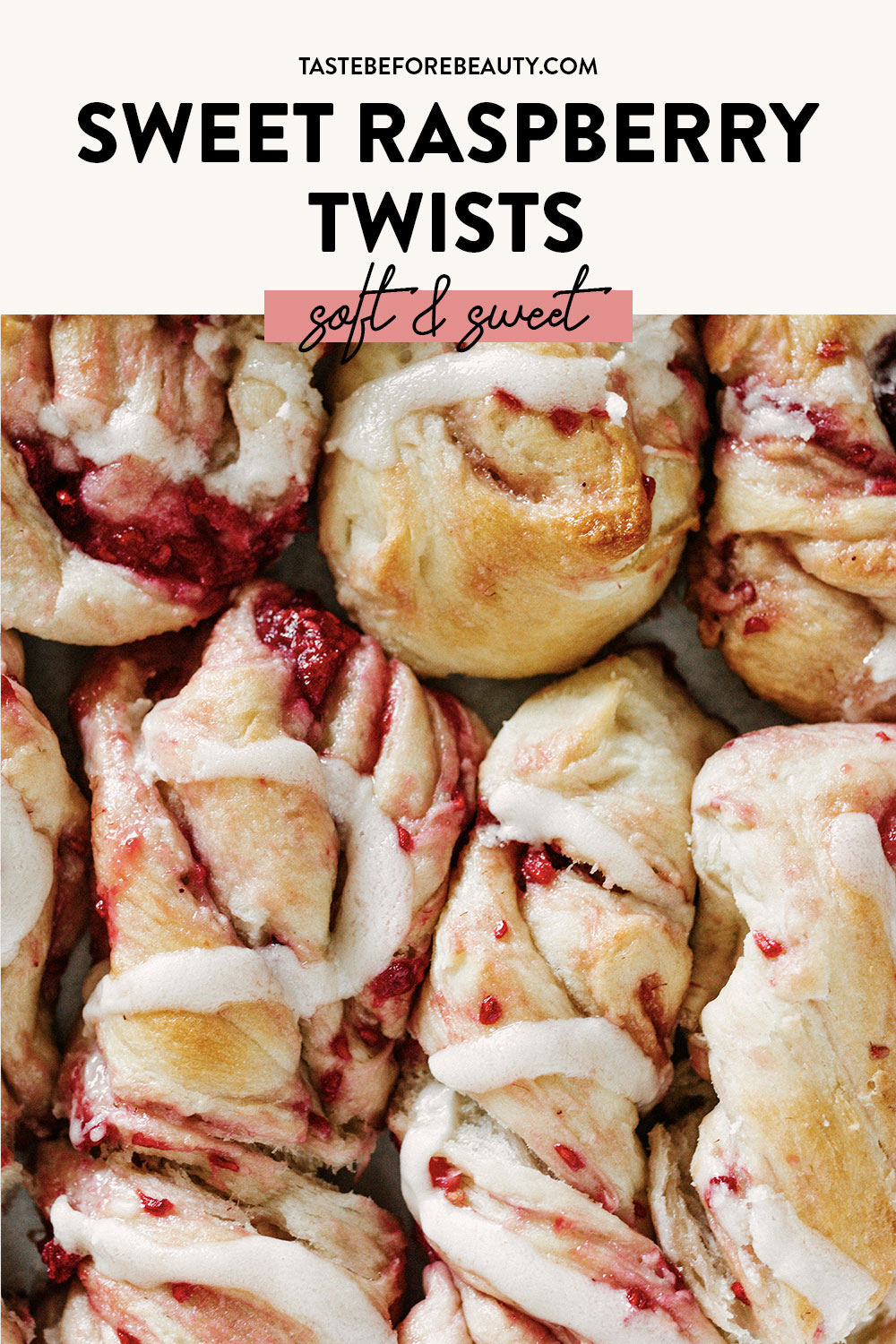 taste before beauty sweet raspberry twists together pinterest pin