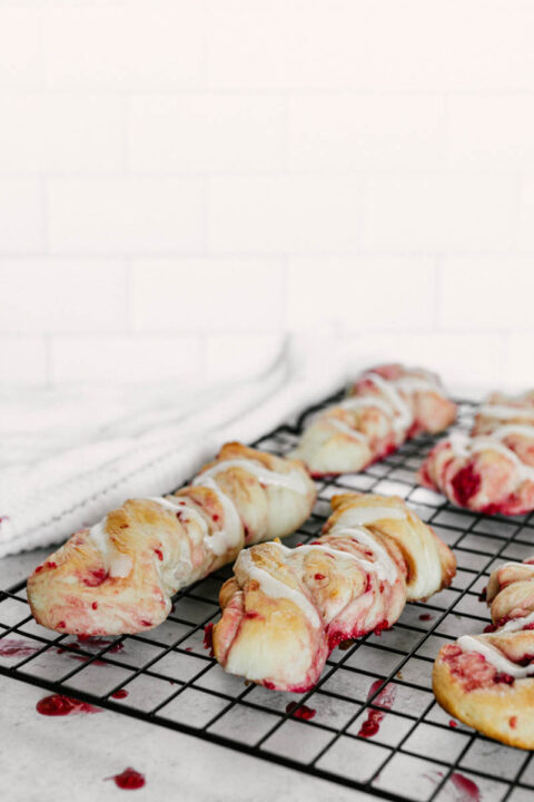 Sweet Raspberry Twists - Taste Before Beauty - Bread