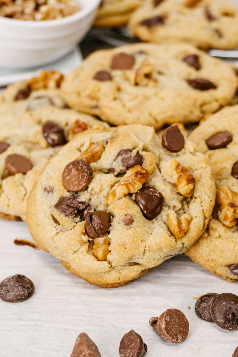 Triple Chocolate Chunk Nut Cookies