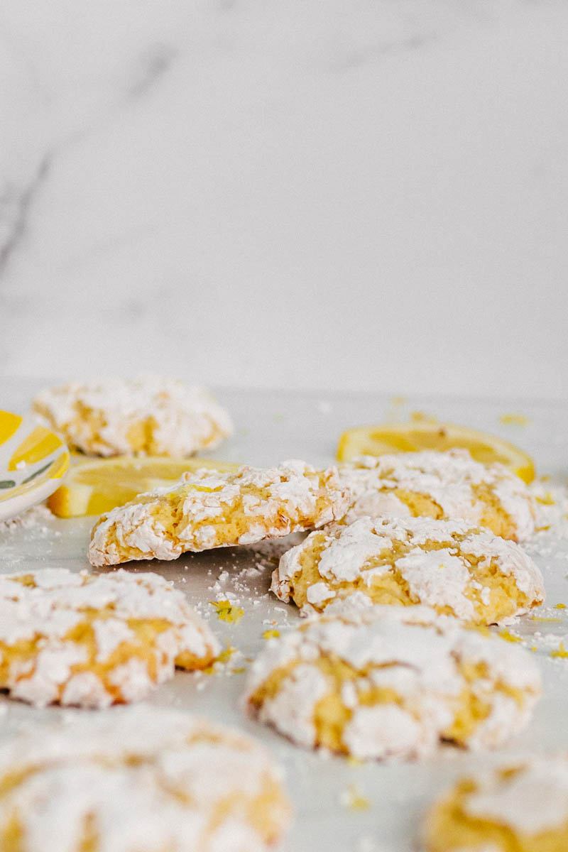 taste before beauty coconut lemon crackle cookies leaned