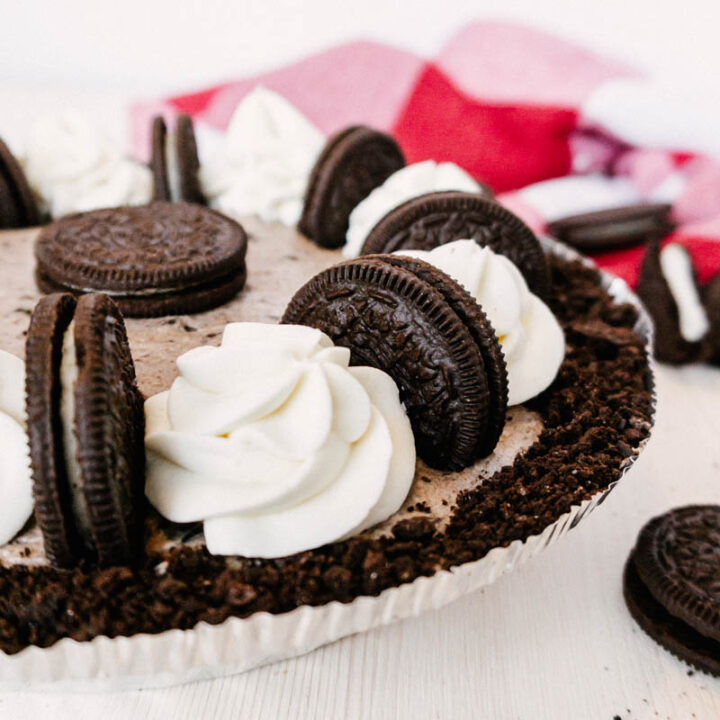 taste before beauty no bake oreo pie in pie pan