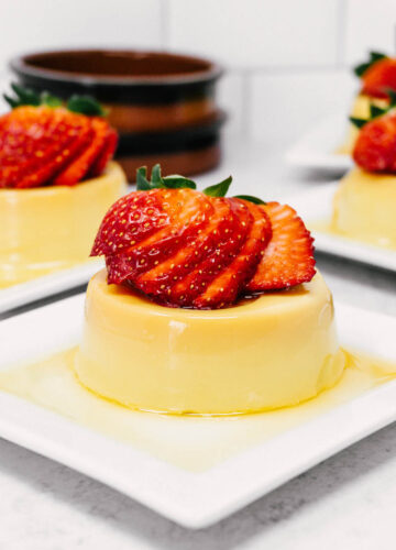 Almost-From-Scratch Creamy Flan
