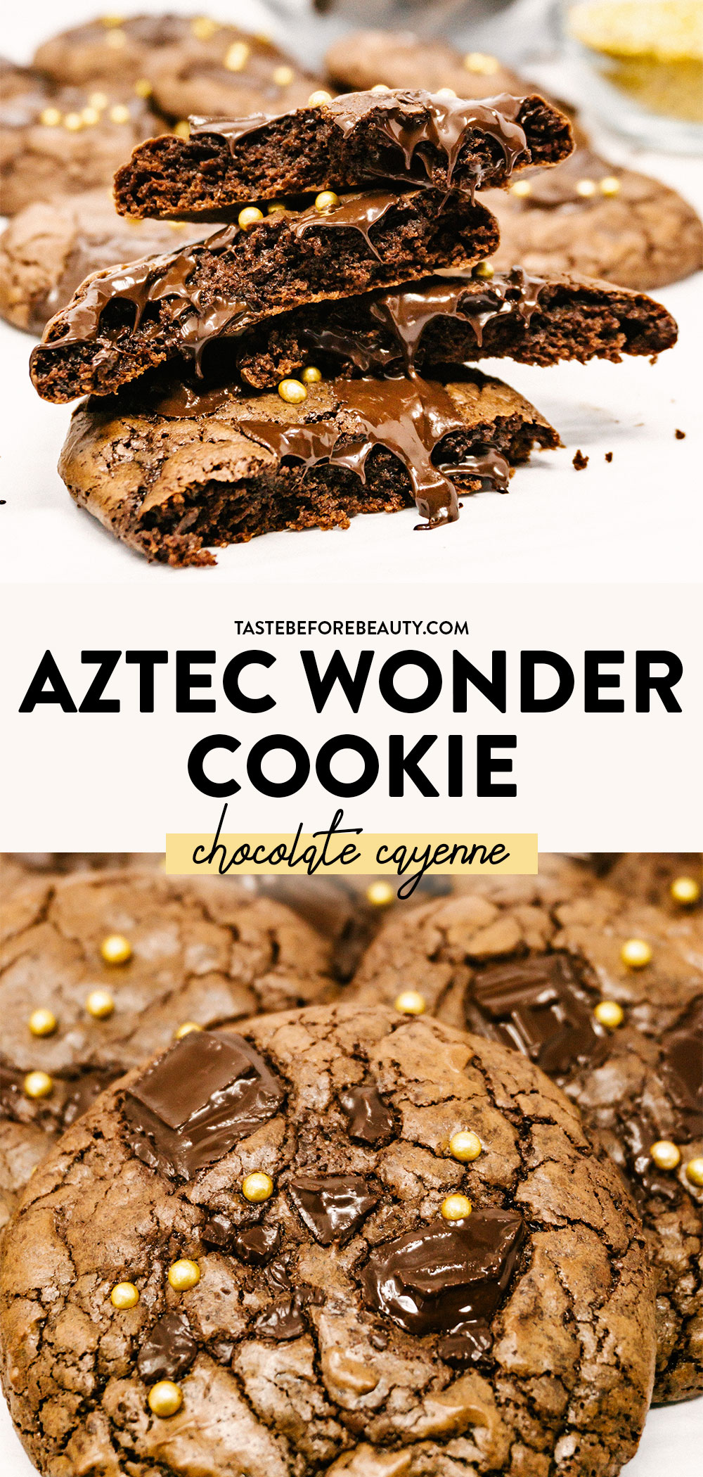 aztec wonder chocolate cayenne cookies pinterest pin