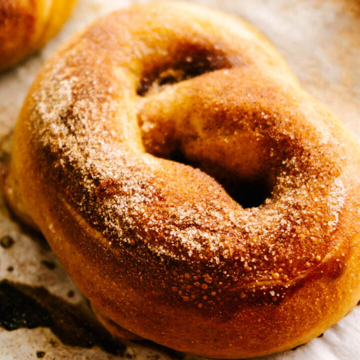 cinnamon soft pretzel