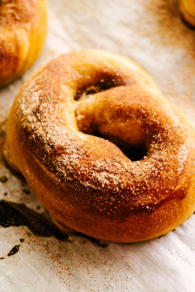 cinnamon soft pretzel