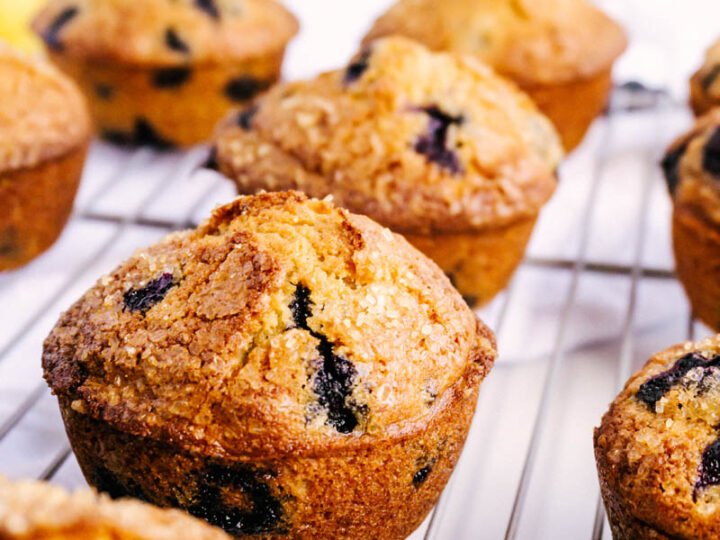 Lemon Blueberry Muffins - The Girl Who Ate Everything