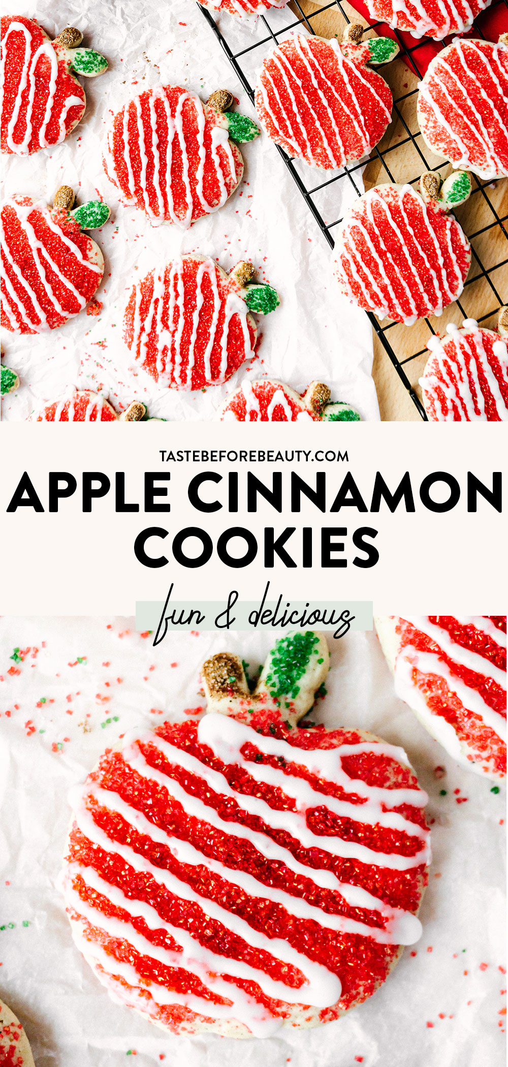 apple cinnamon cookies pinterest pin