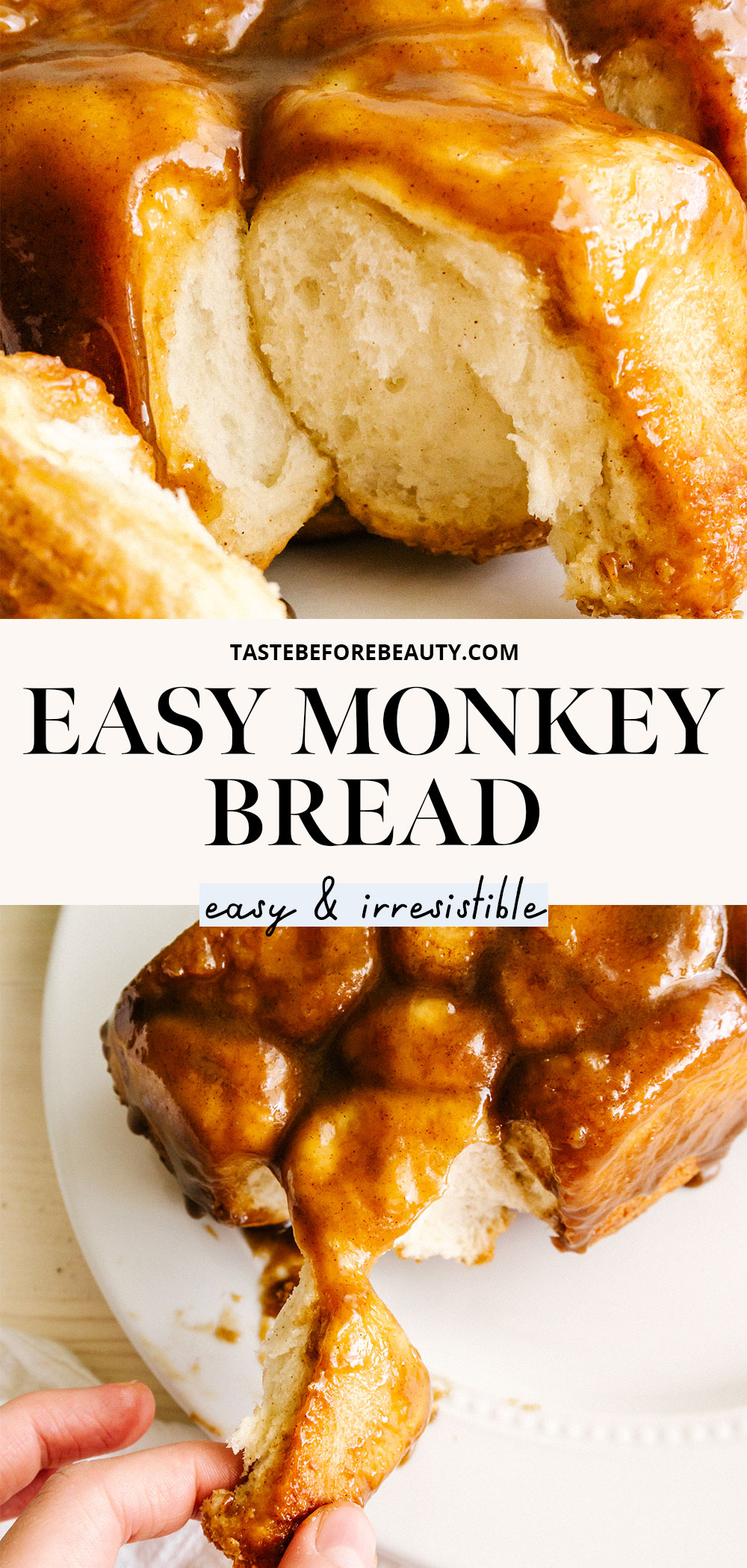 easy monkey bread pinterest pin