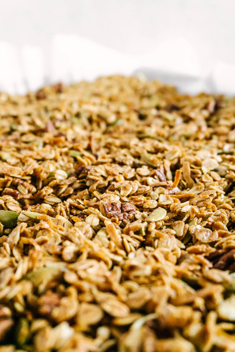 up close of granola